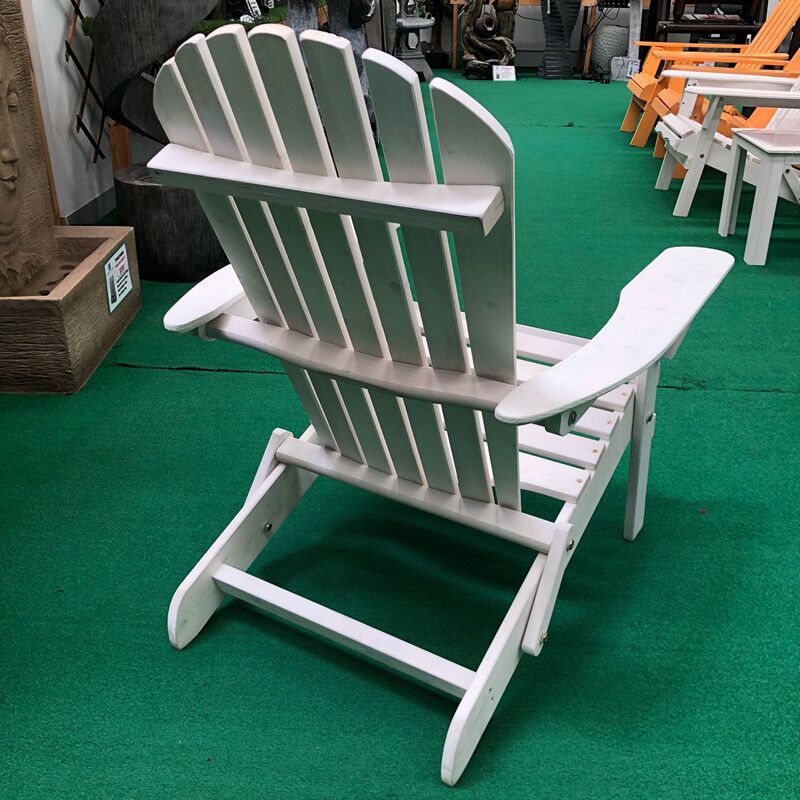 Adirondack Folding Chair-White