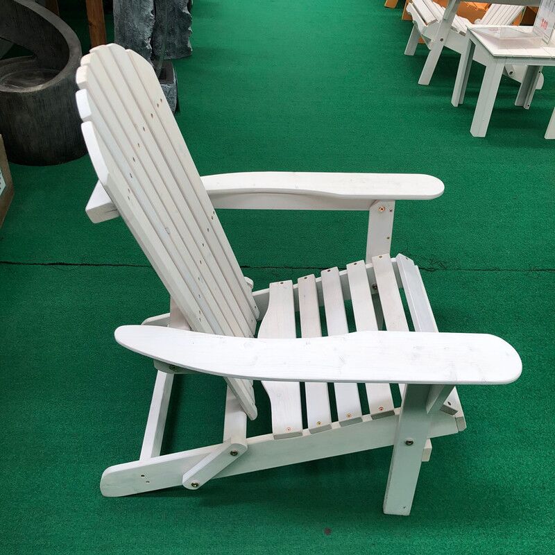Adirondack Folding Chair-White