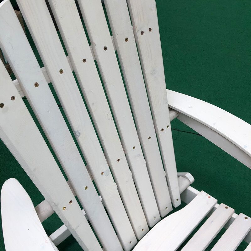 Adirondack Folding Chair-White