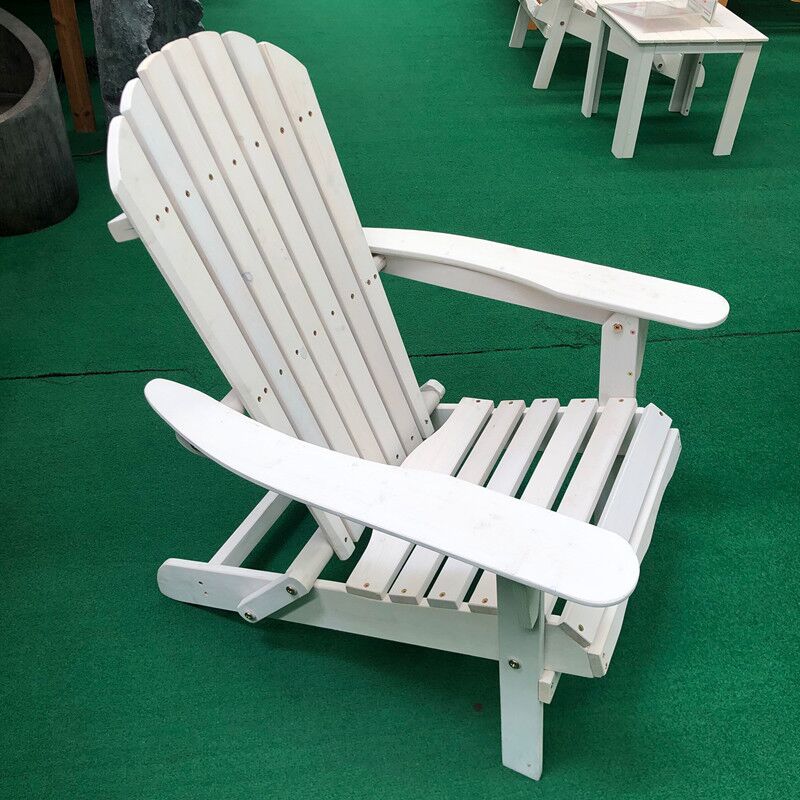 Adirondack Folding Chair-White