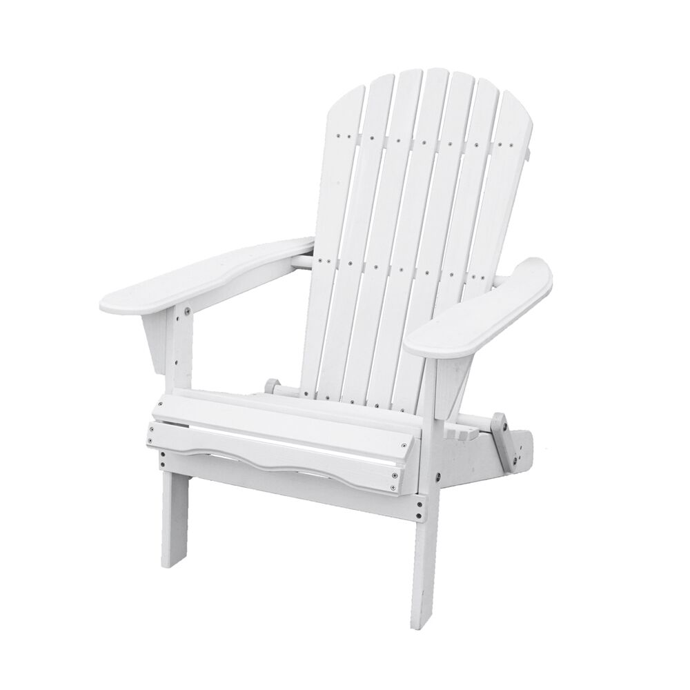 Adirondack Folding Chair White