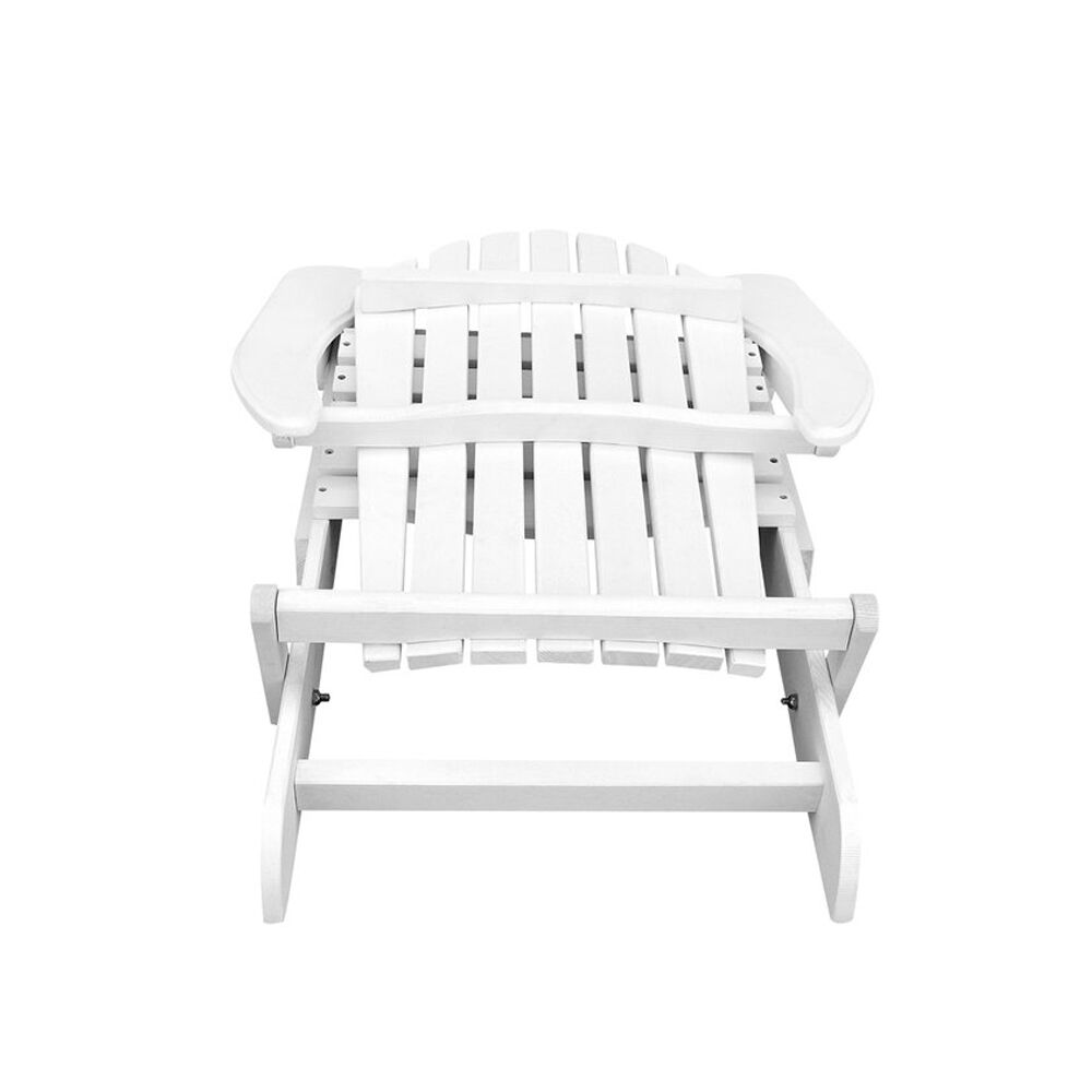 Adirondack Folding Chair White