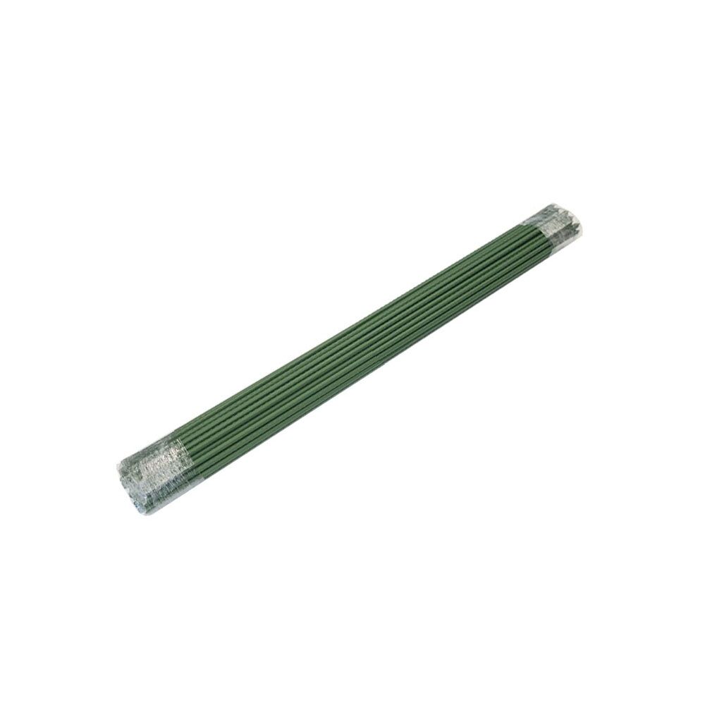50pcs 1200mm x 11mm Green Garden Stakes PVC Coated Plant Supports Climbers