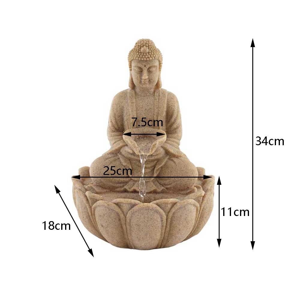 Table Top Buddha Water Feature Water Fountain DW47107-2 - Image 12