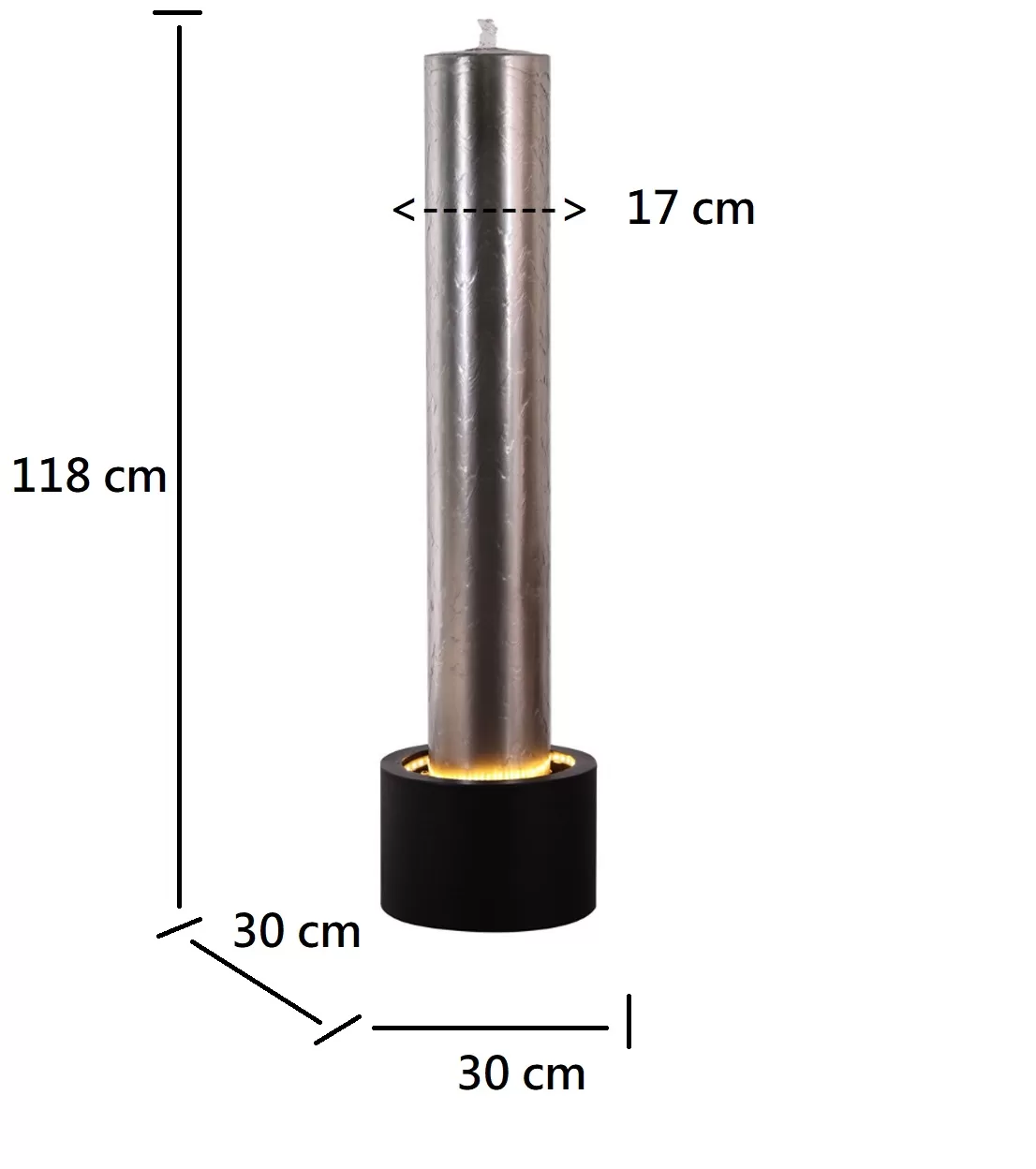 Stainless Steel Pillar Water Fountain Water Feature MCLST520 - Image 9