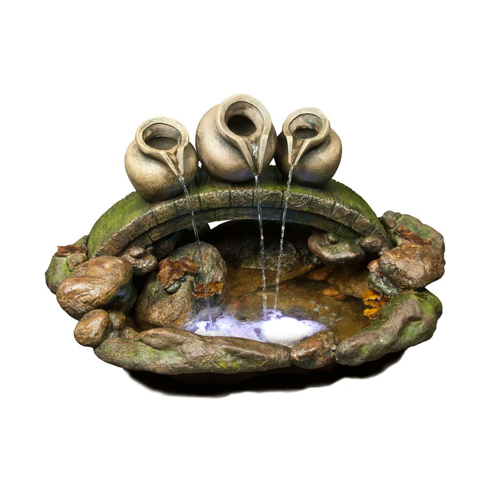 Three Pots In Peace Water Fountain Feature DW22013