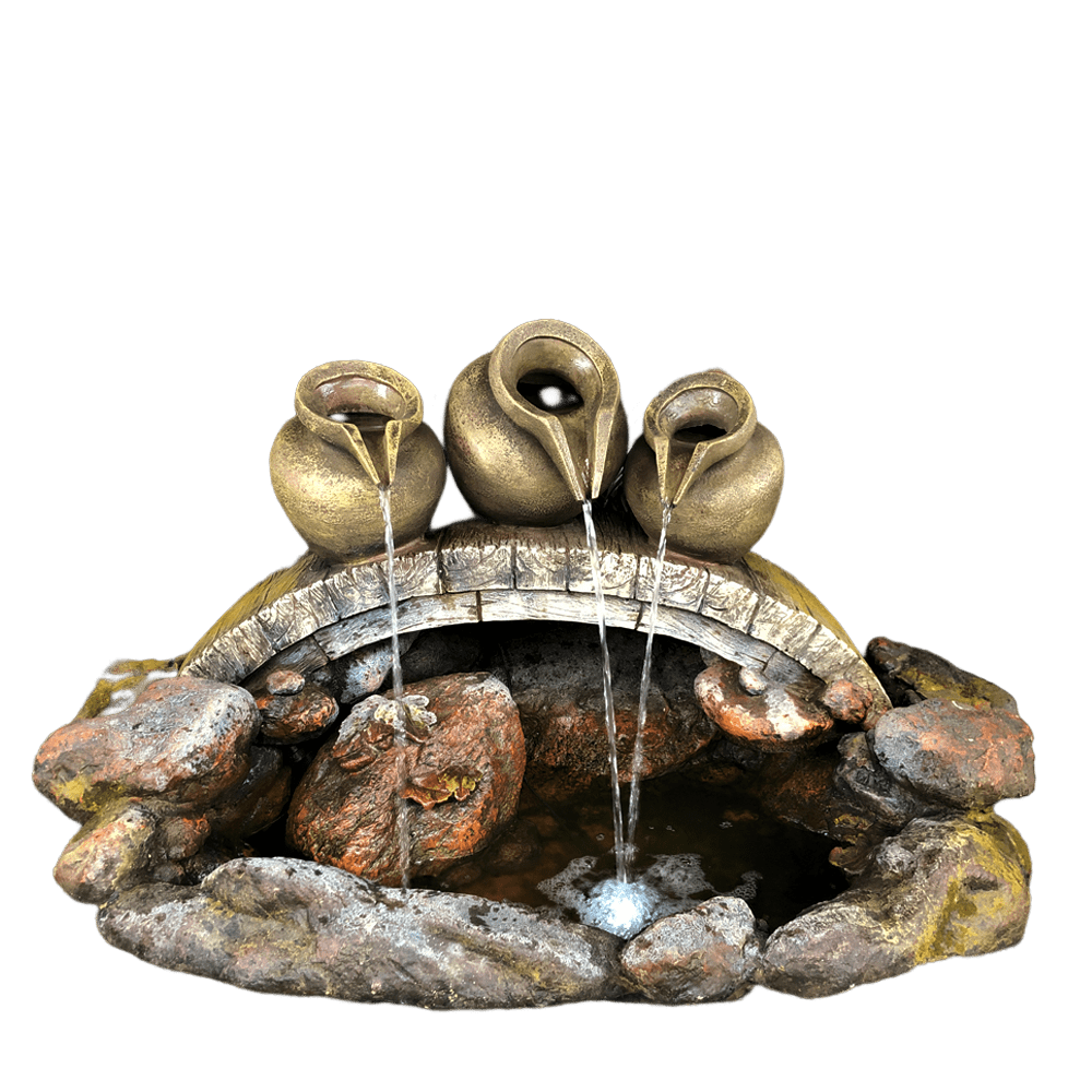 Three Pots In Peace Water Fountain Feature DW22013 - Image 7