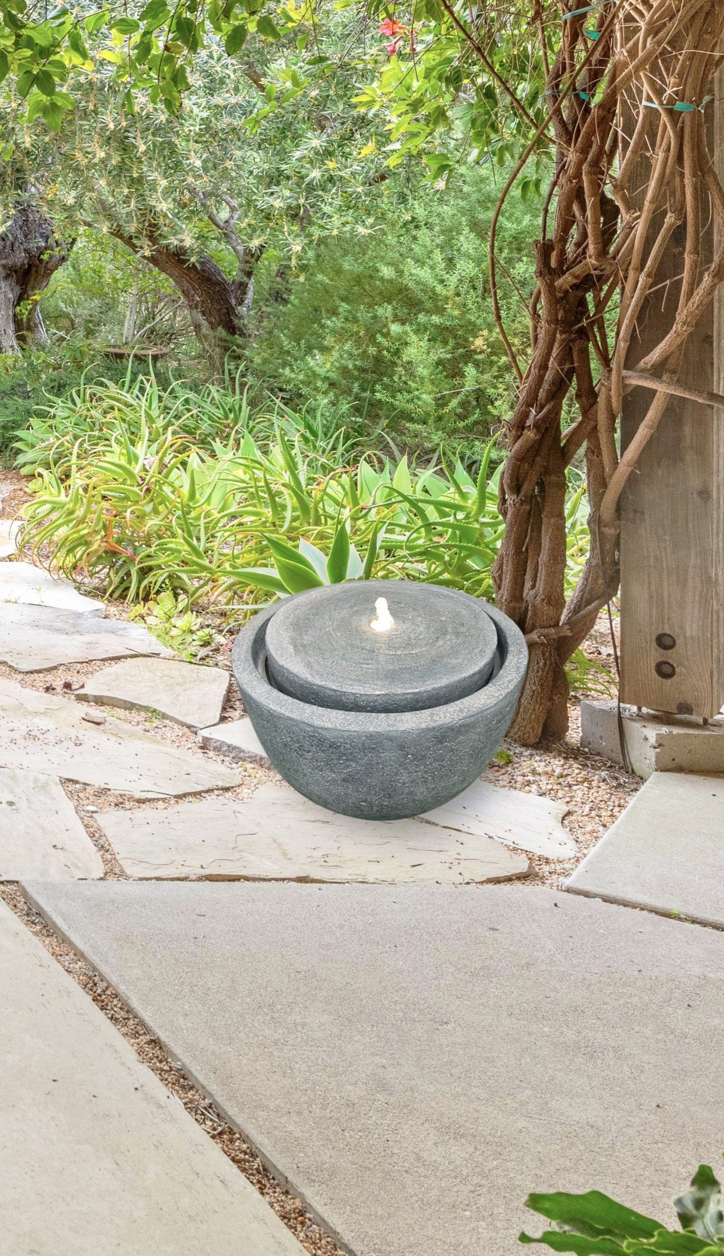 Stone Bowl Water Feature Water Fountain MZ13462GC - Image 6