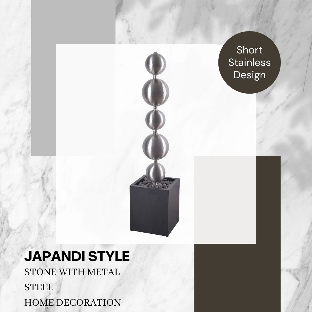 Short Stainless Steel Balls Water Feature Water Fountain MCLST357 - Image 5