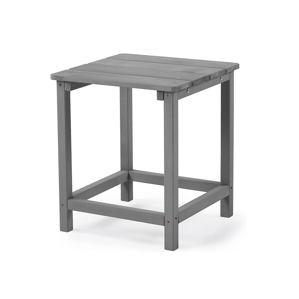 Adirondack Folding 2 x Chair 1 x Table Set - Grey - Image 8