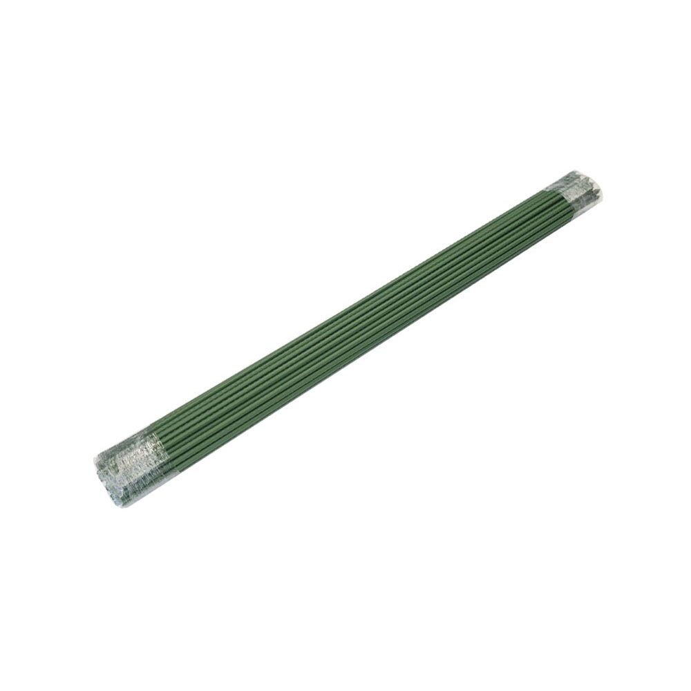 50pcs 1500mm x 11mm Green Garden Stakes PVC Coated Plant Supports Climbers