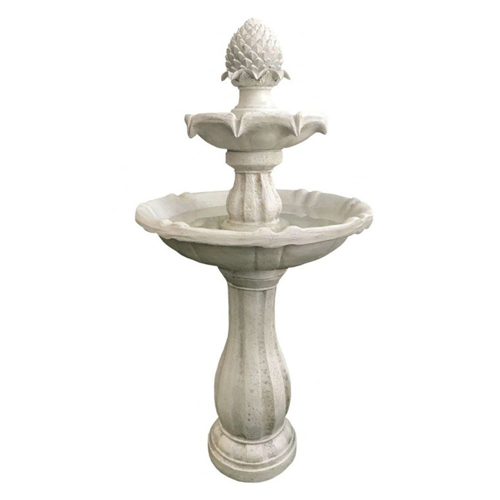 Bird Bath 3 Tier Solar Water Feature Ivory F921B5 - Image 3