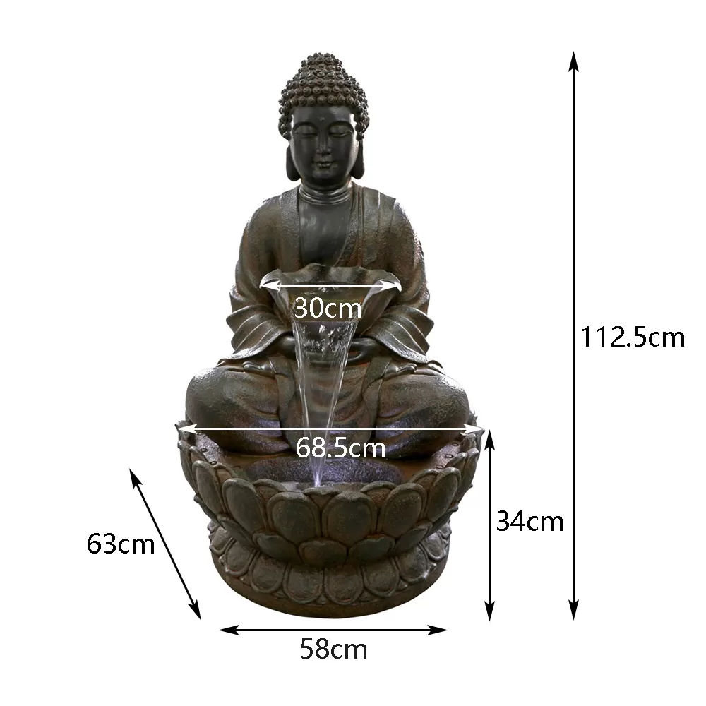 Buddha Water Feature Fountain DW184001 - Image 9
