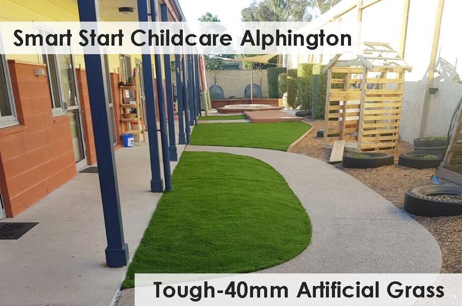 Tough 40mm 4 Tone Artificial Grass Synthetic Turf Lawn Carpet - Image 5