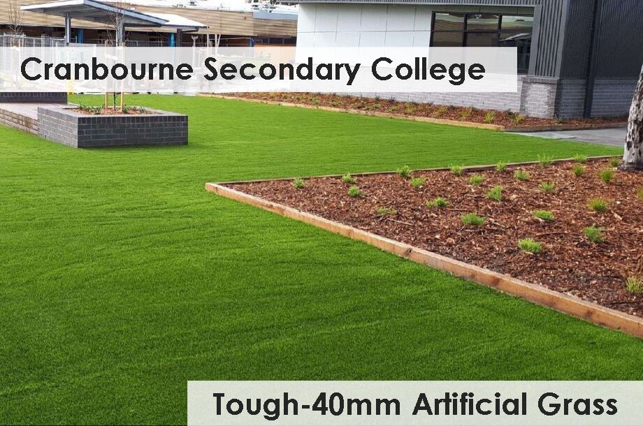 Tough 40mm 4 Tone Artificial Grass Synthetic Turf Lawn Carpet - Image 6