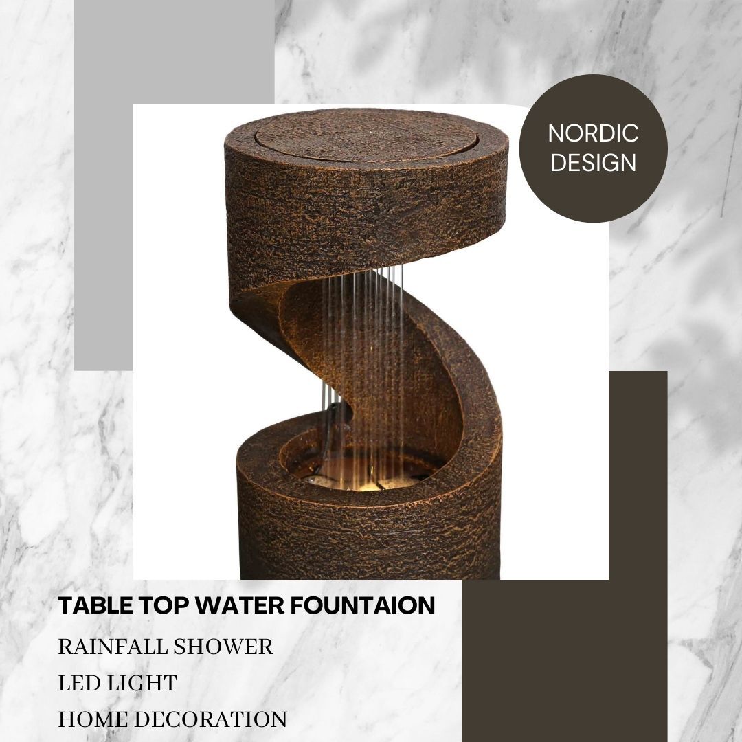Table Top Winding Showers Water Feature Water Fountain DW185111 - Image 4