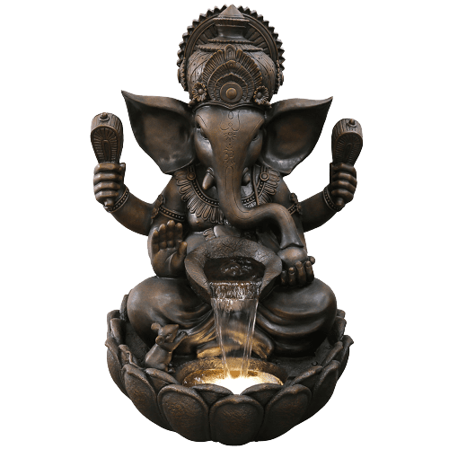 Ganesh Elephant God Ganesha Water Fountain Feature DW196042 - Image 7
