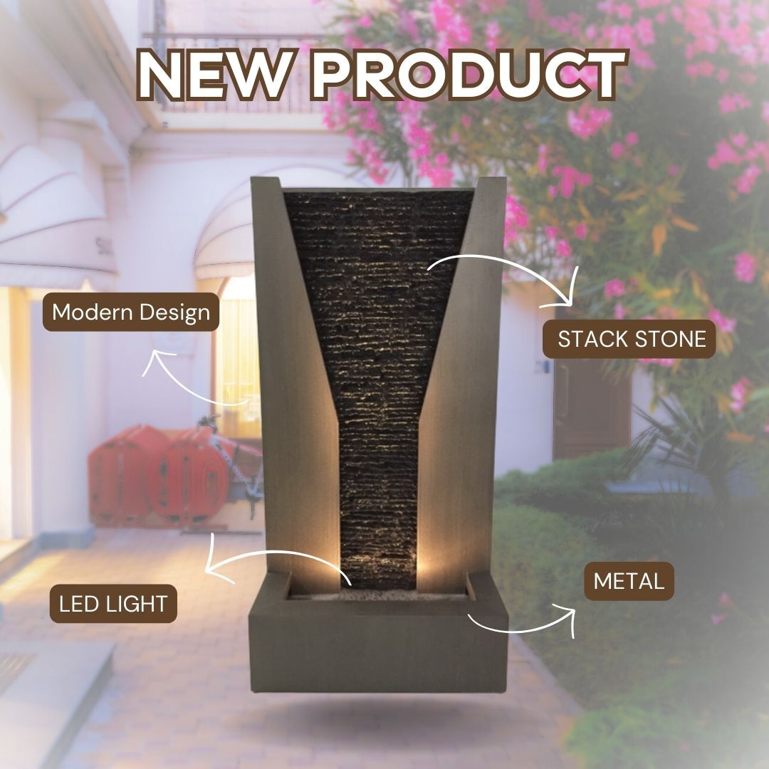 Modern Panel Water Feature Water Fountain MCLST326 - Image 2