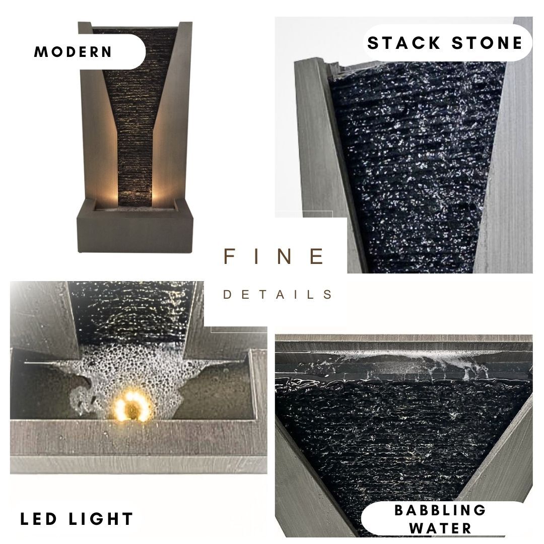 Modern Panel Water Feature Water Fountain MCLST326 - Image 3