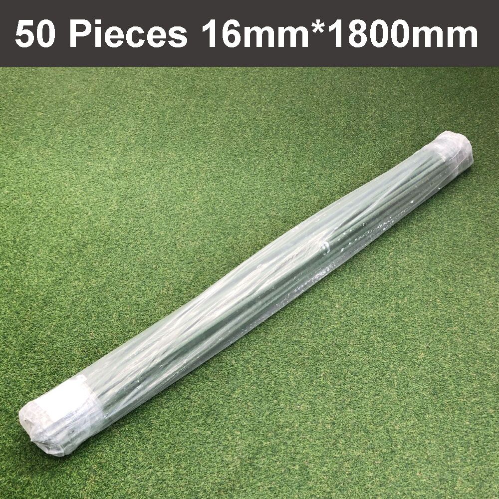 50pcs 1800mm x 16mm Green Garden Stakes PVC Coated Plant Supports Climbers - Image 4