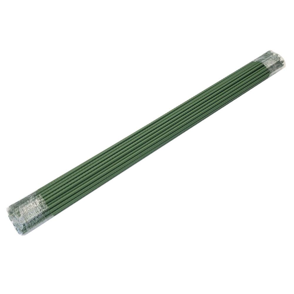 50pcs 1800mm x 16mm Green Garden Stakes PVC Coated Plant Supports Climbers