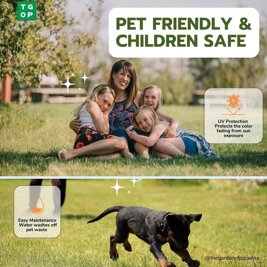 Delight-20mm 4 Tone Artificial Grass Synthetic Turf Lawn Carpet - Image 4