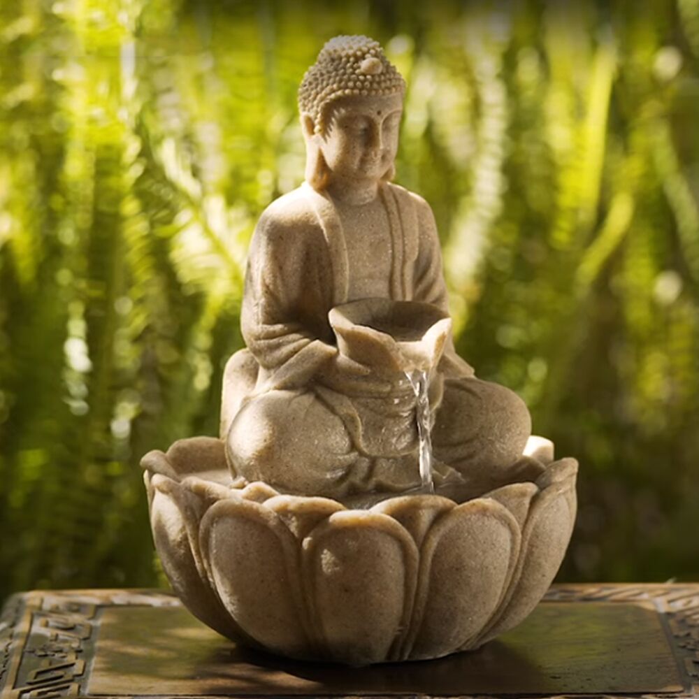 Table Top Buddha Water Feature Water Fountain DW47107-2 - Image 4