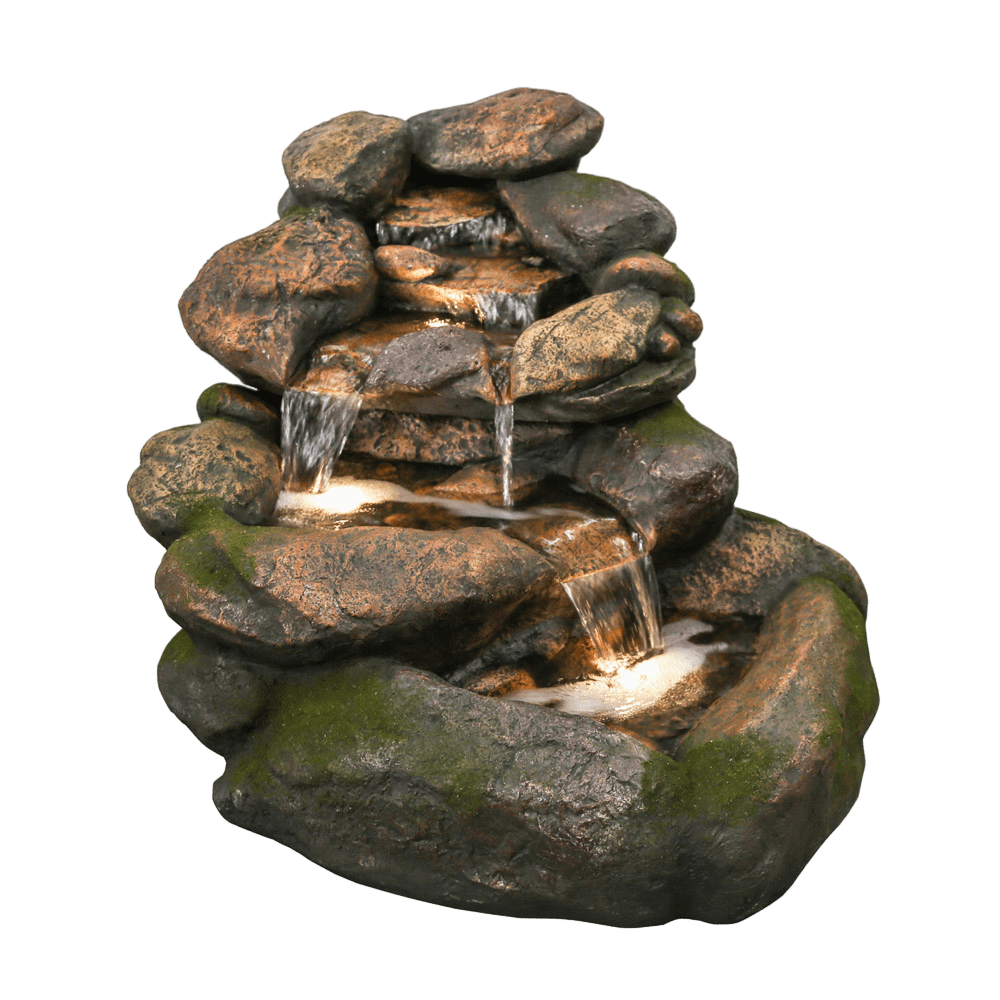 Cascade Rock Water Feature Fountain DW196052 - Image 8
