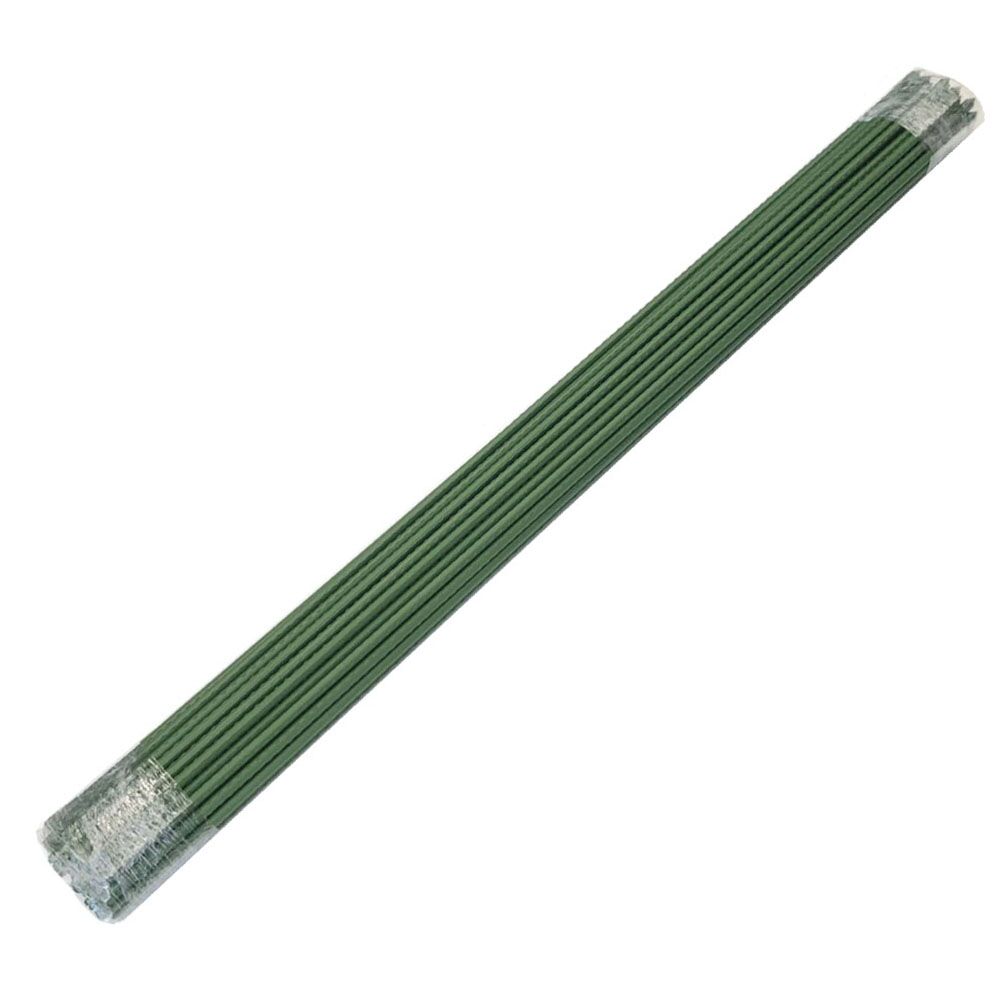50pcs 2100mm x 16mm Green Garden Stakes PVC Coated Plant Supports Climbers