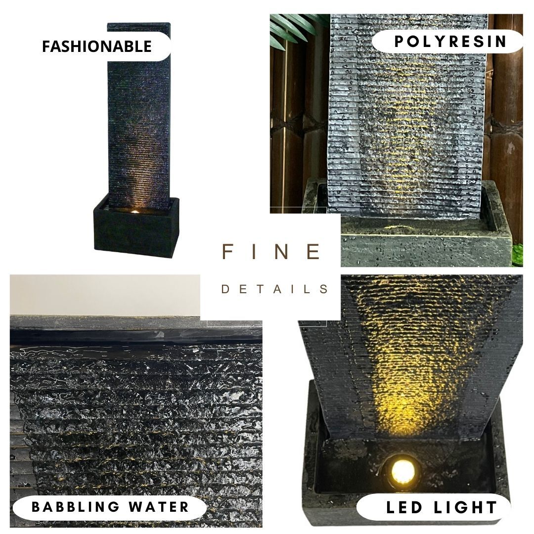 Water Wall Water Feature Water Fountain MZ11092GD - Image 4