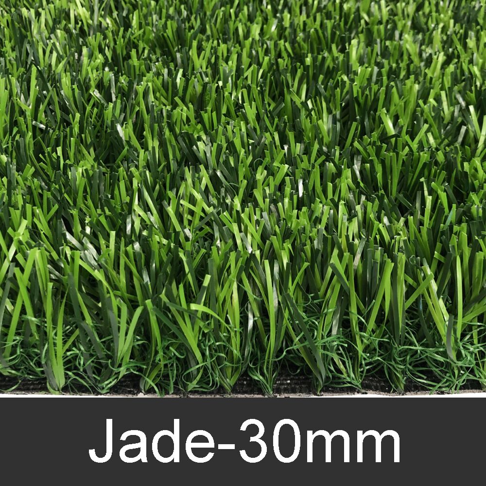 Jade 30mm 3 Tone Artificial Grass Synthetic Turf Lawn Carpet - Image 3