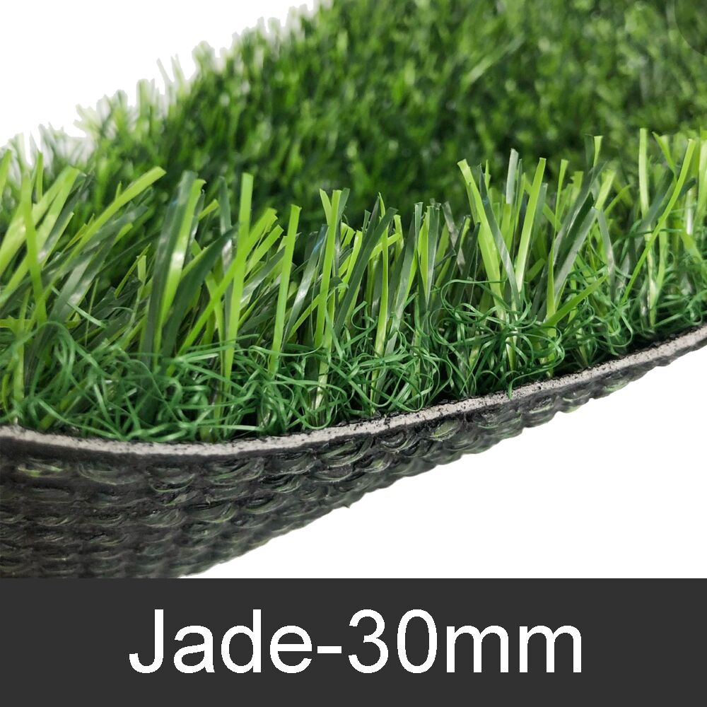 Jade 30mm 3 Tone Artificial Grass Synthetic Turf Lawn Carpet - Image 4