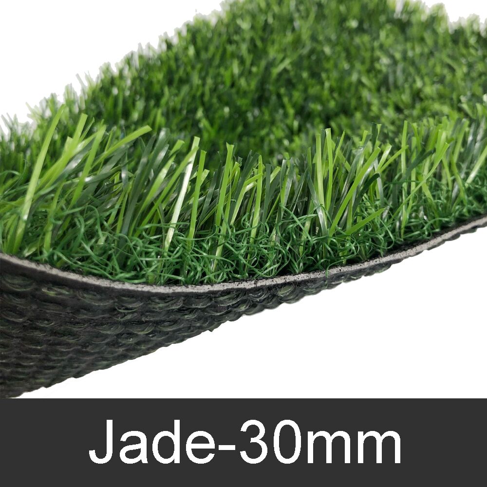 Jade 30mm 3 Tone Artificial Grass Synthetic Turf Lawn Carpet - Image 2