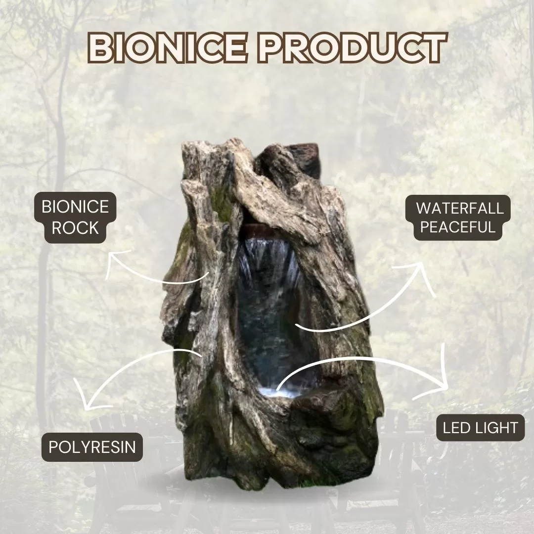 Rock Waterfall Water Feature Water Fountain DW10025 - Image 2