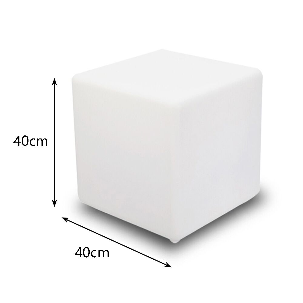 40cm LED Cube Furniture/Stool/Seat for Party, Indoor/Outdoor Home or Events - Image 4