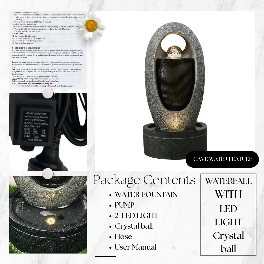 Celestial Orb Water Feature Water Fountain DW197023 - Image 5