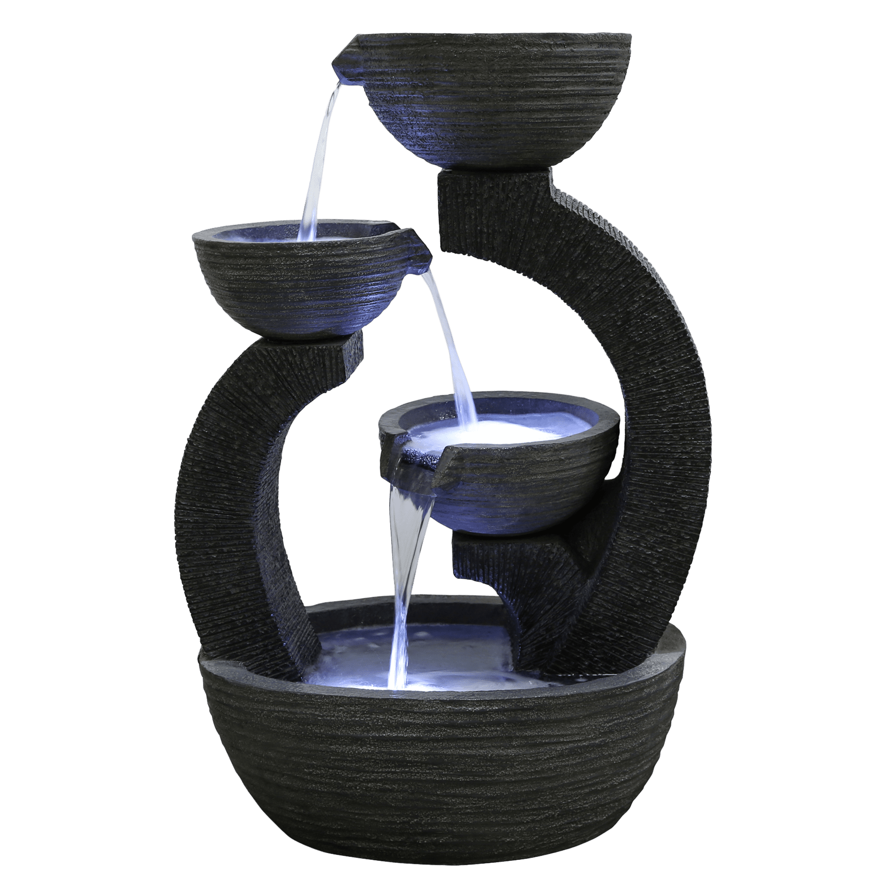 Triple Plates Water Feature Water Fountain DW197069 - Image 9