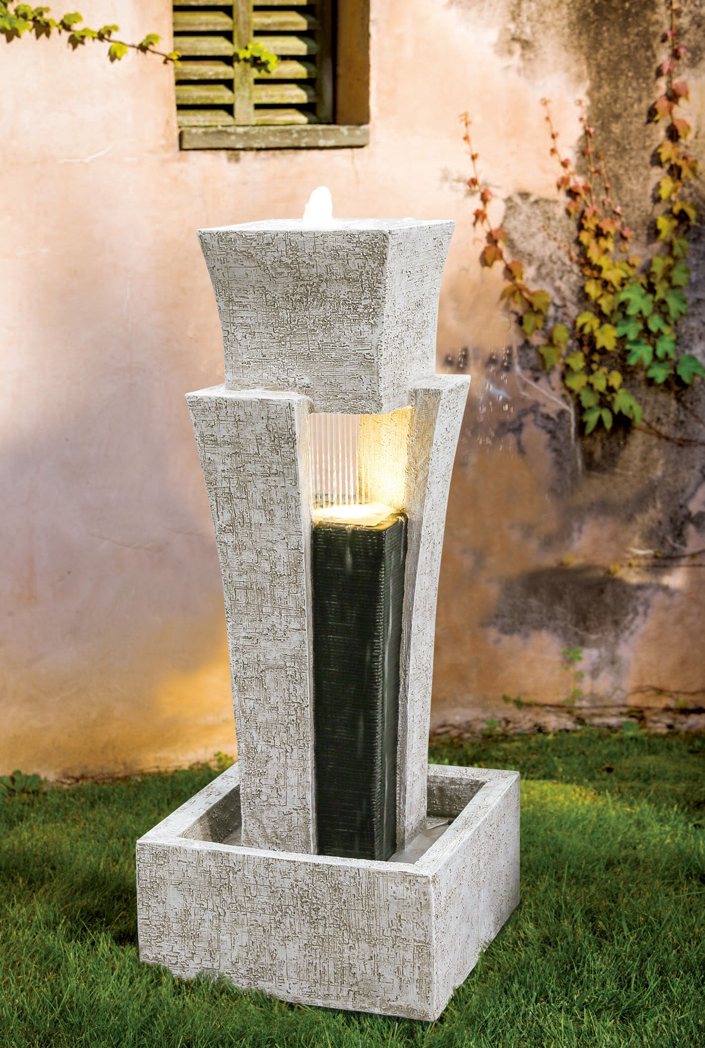 Modern Pillar with Shower Water Fountain Water Feature DW197012 - Image 7
