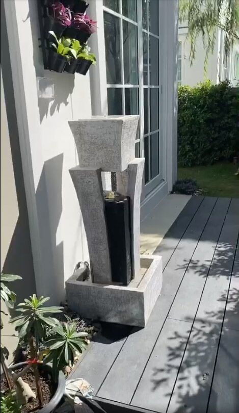 Modern Pillar with Shower Water Fountain Water Feature DW197012 - Image 8