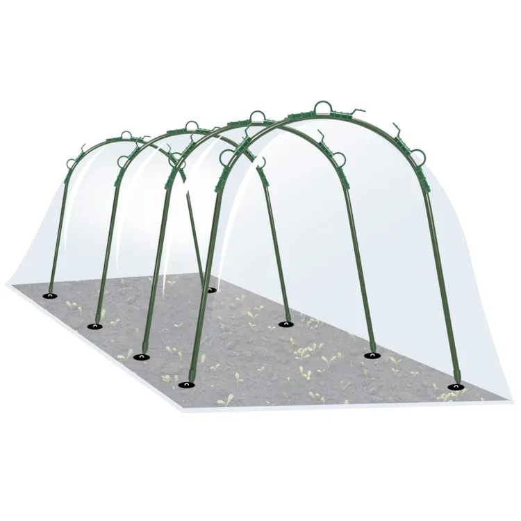 Garden Greenhouse Plant Tunnel Plastic Adjustable Reusable 3M Long