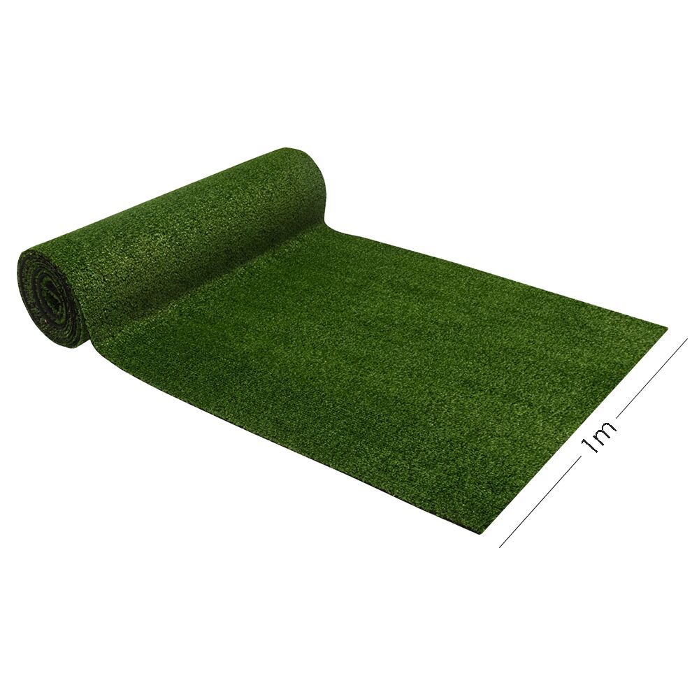 1m x 3m Budget-7mm 3SQM Artificial Grass Synthetic Turf Plastic Plant Fake Lawn Flooring - Image 3