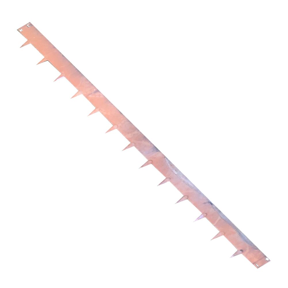 Garden Edging Corten Steel 3M Long 10CM Tall With 8CM Teeth (2mm thick)