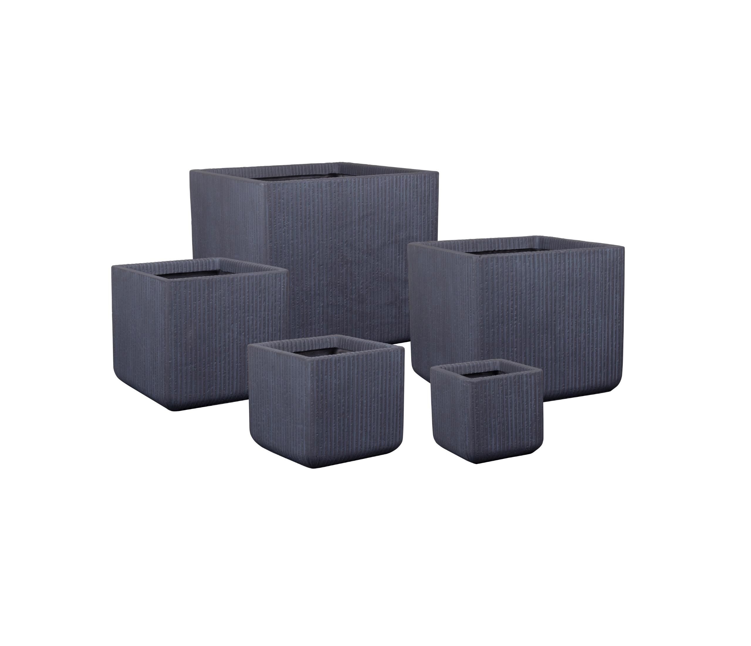 Cubico Pots (Charcoal) DW210603ABCDE