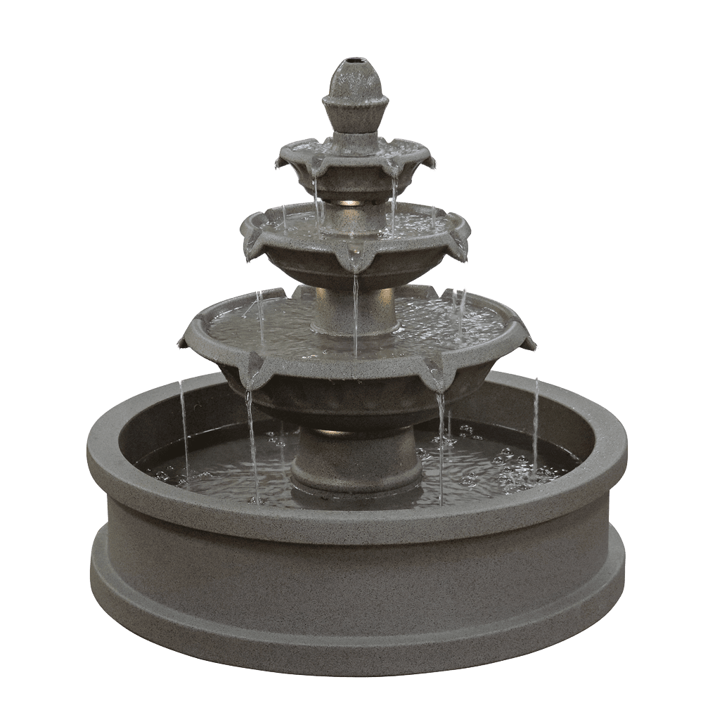 MZ16120JA Florence 3 Tier Traditional Garden Fountain