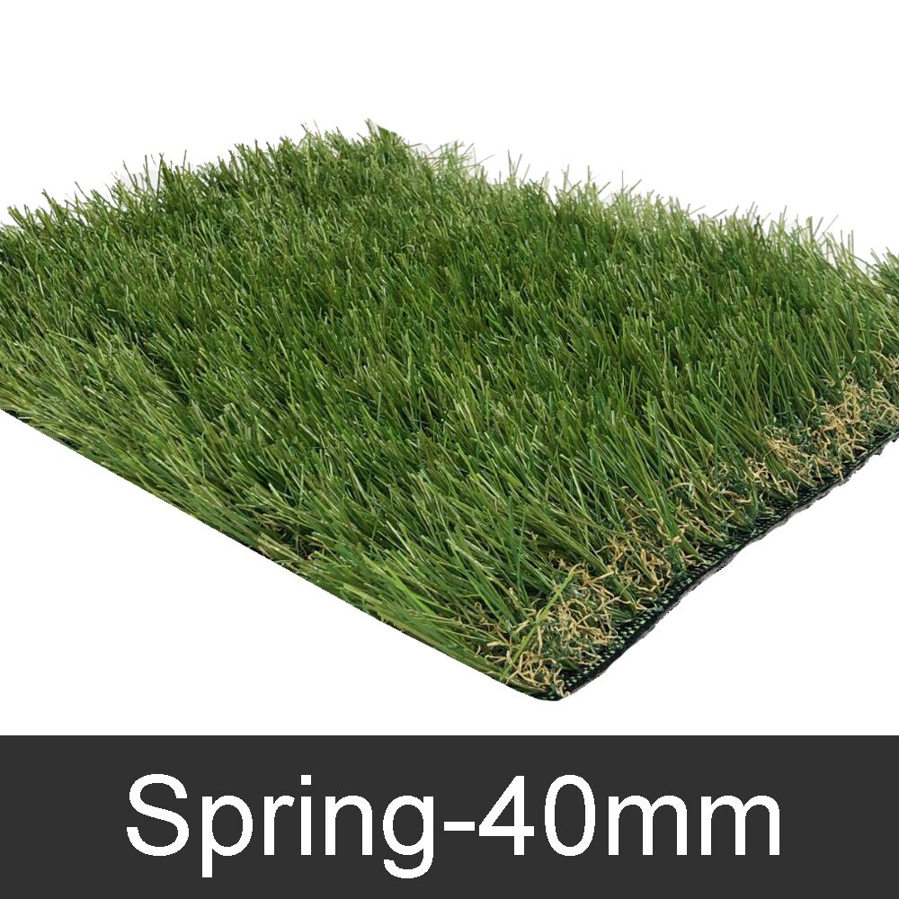 New Spring-40mm 4 Tone Artificial Grass Synthetic Turf Lawn - Image 4