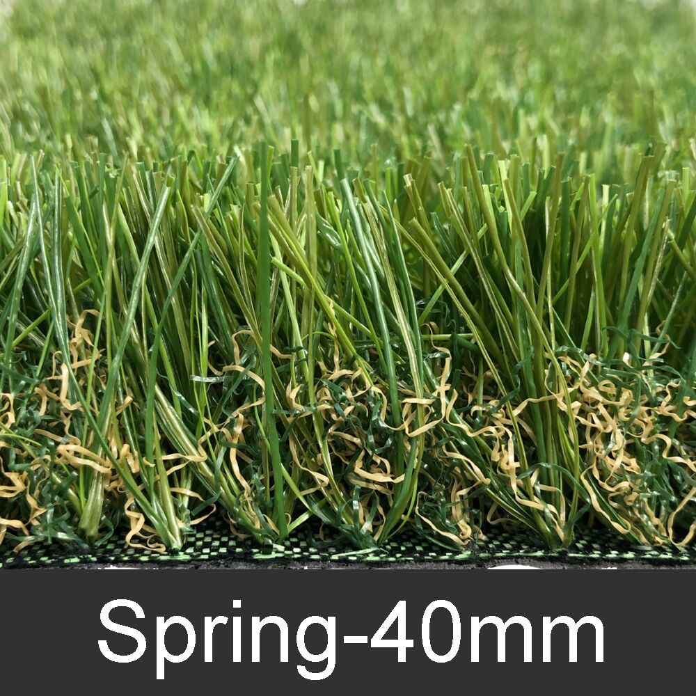 New Spring-40mm 4 Tone Artificial Grass Synthetic Turf Lawn - Image 5