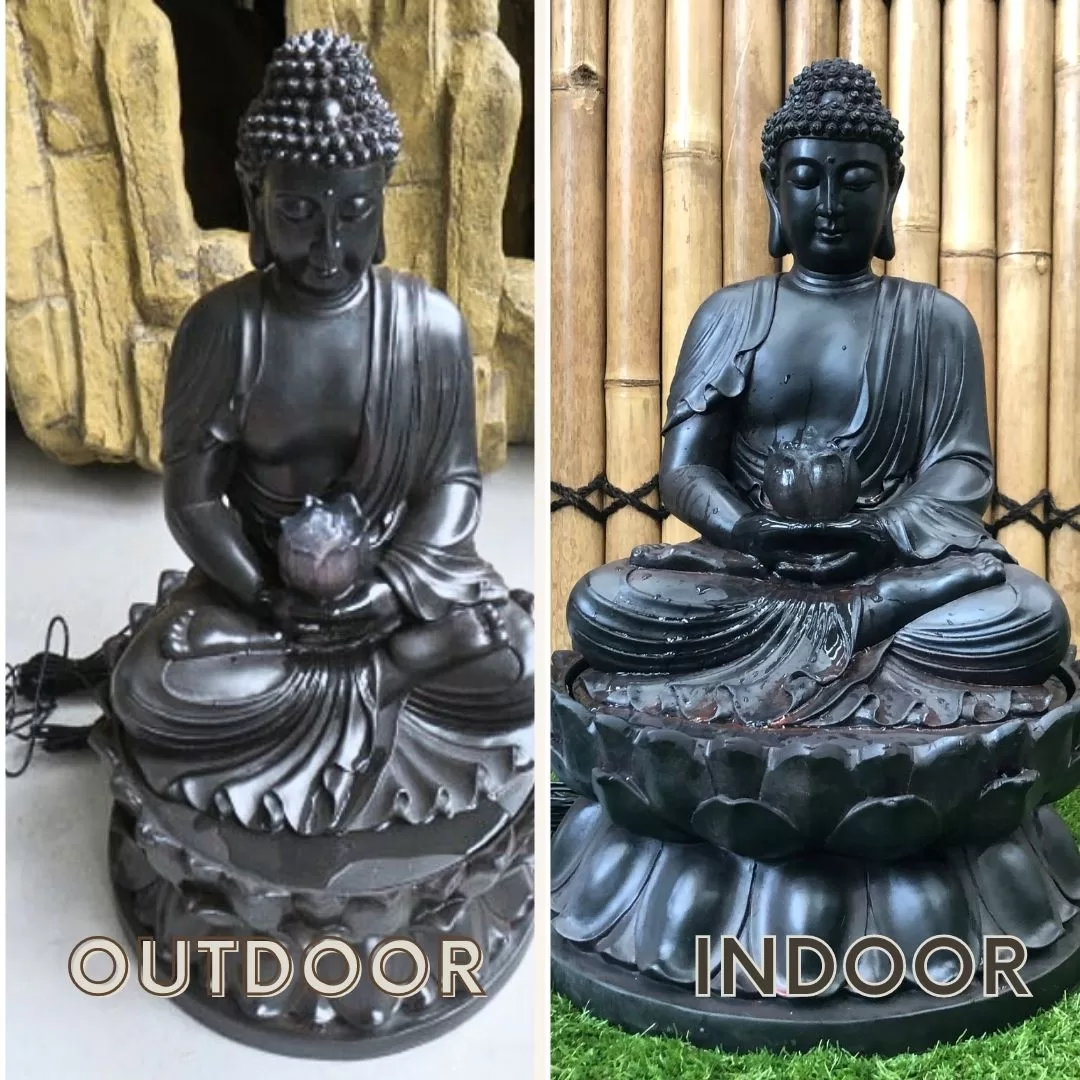 Solar Buddha Water Feature Water Fountain F821A1 - Image 4