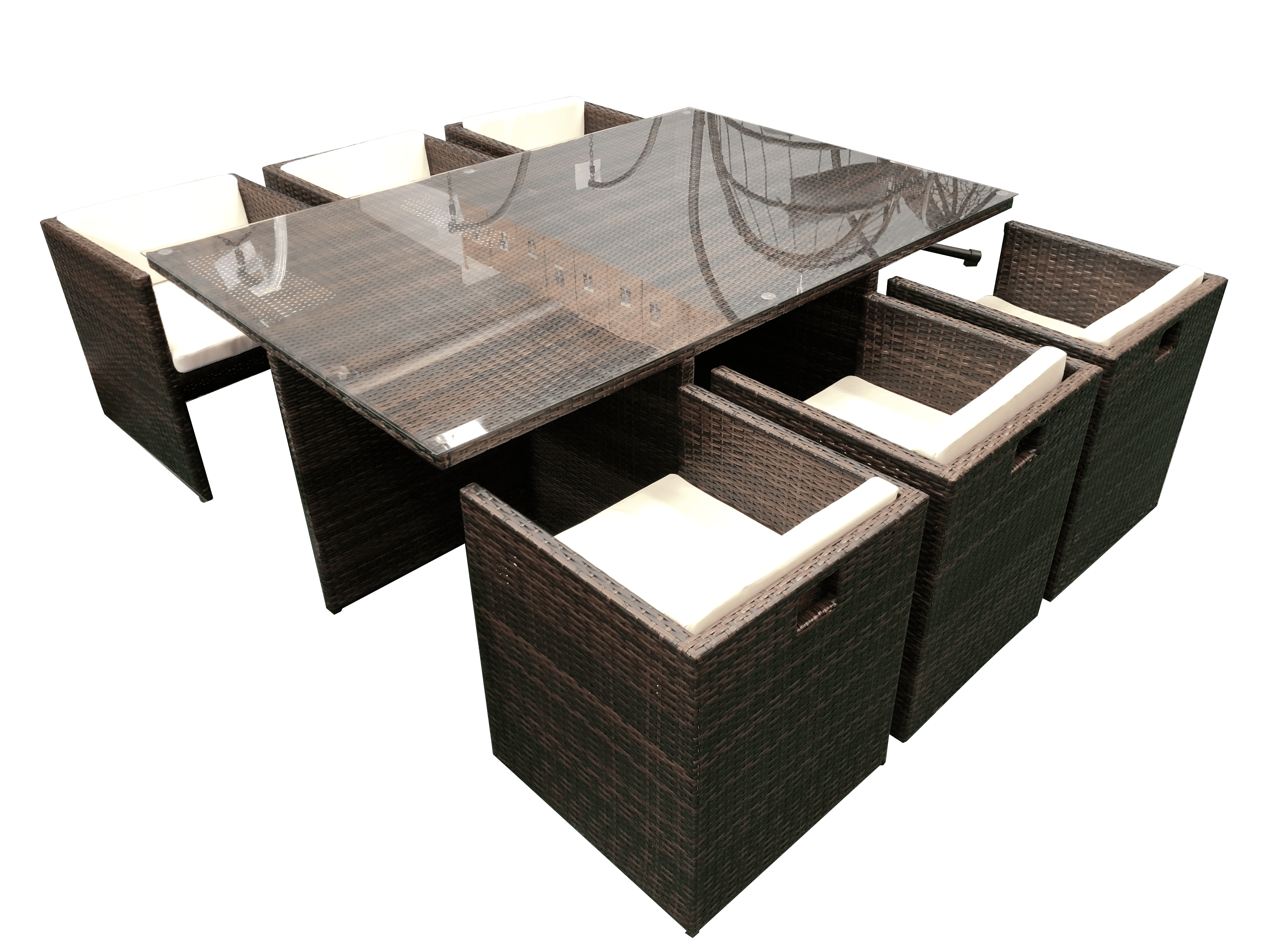 Outdoor Dinning Table with 6 Chairs Model 161