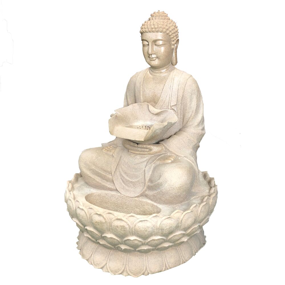 Large Meditating Buddha Water Fountain DW161061-2 - Image 2