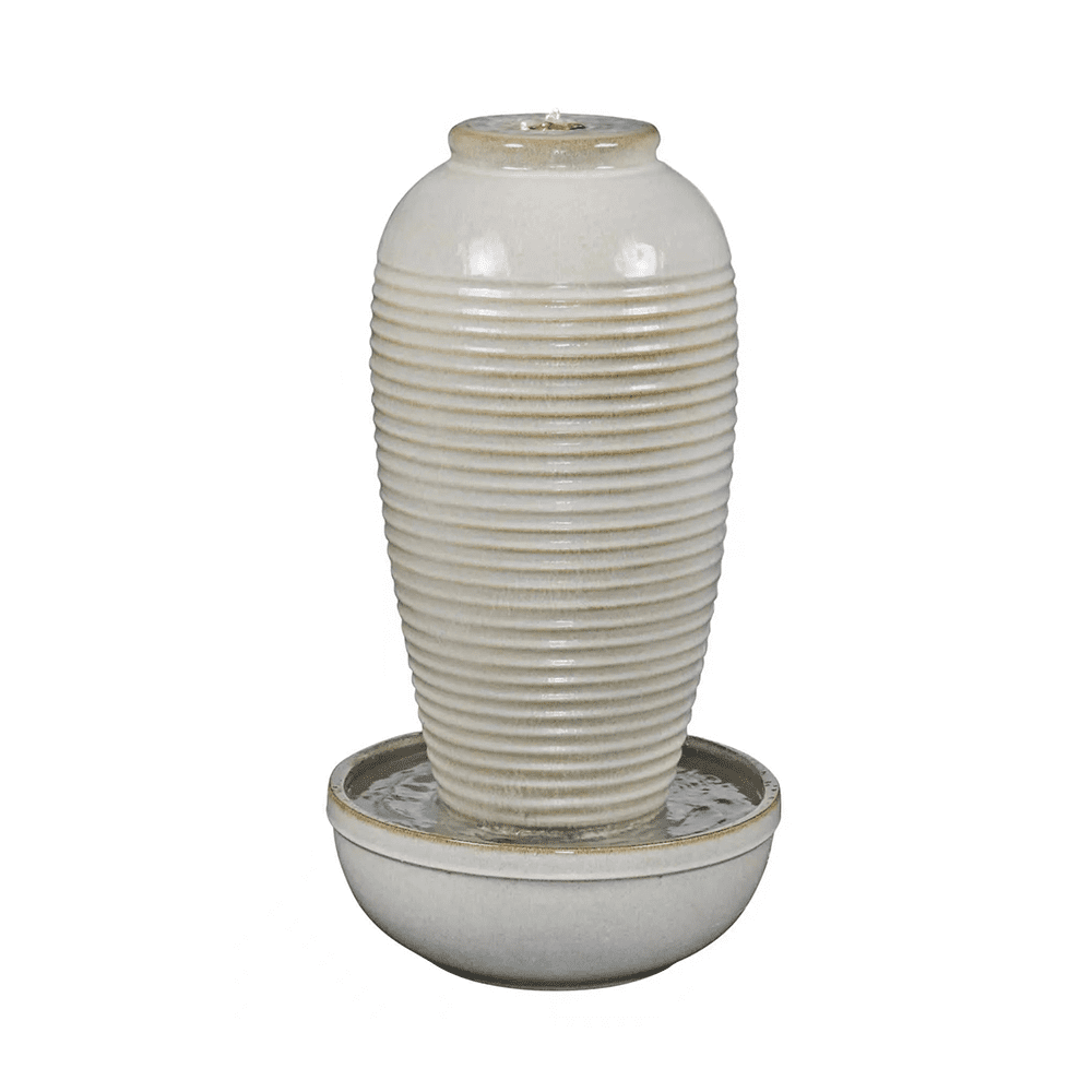 Ripple Ribbed Urn Fountain Water Feature Water Fountain MZ16410BA